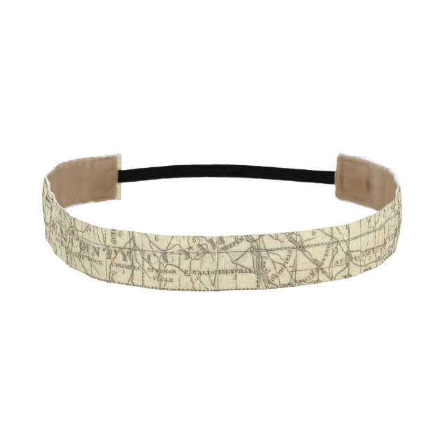 Map of The Western Reserve Athletic Headband (Front)