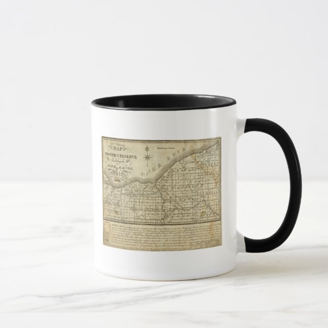 Map of The Western Reserve Mug (Right)