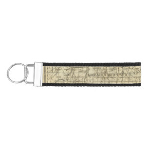 Map of The Western Reserve Wrist Keychain