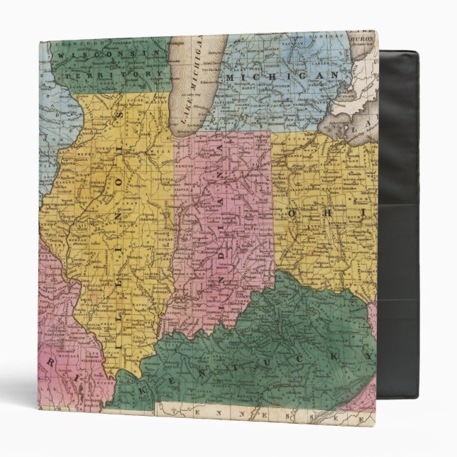 Map of the Western States 3 Ring Binder (Front/Inside)