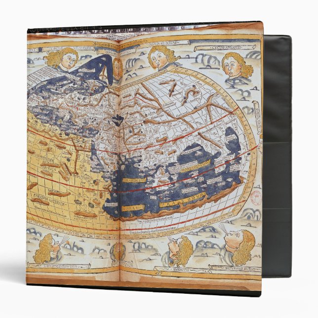 Map of the world, 1486 3 ring binder (Front/Inside)