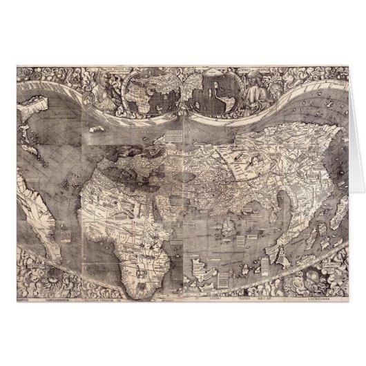 Map of the World | 1507 Cards (Front Horizontal)