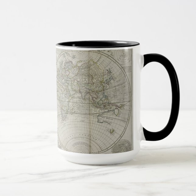 Map of the world | 1736 mug (Right)