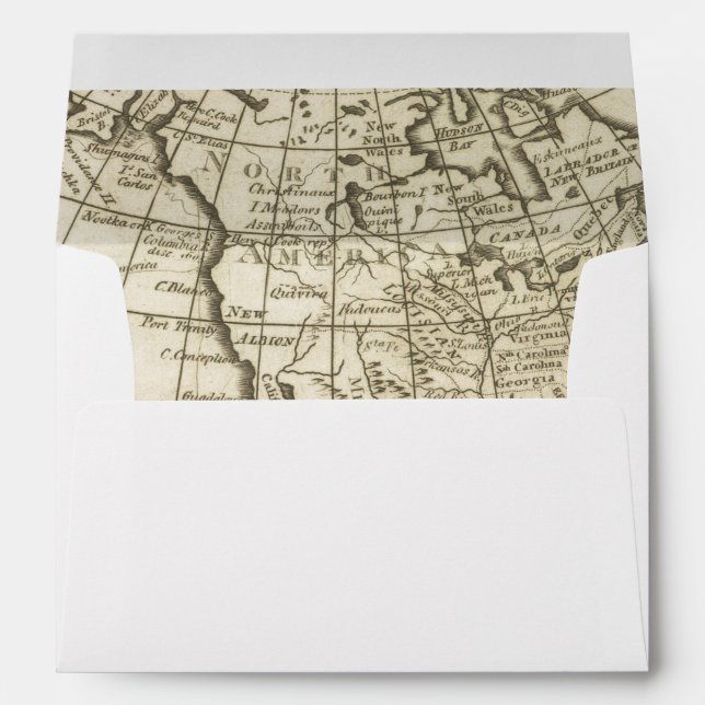 Map of the World 2 2 Envelope (Back (Bottom))