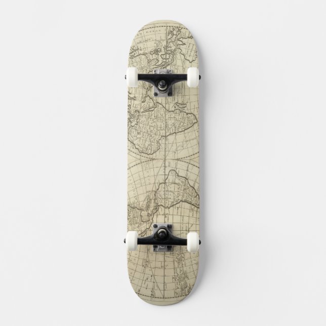 Map of the World 2 2 Skateboard (Front)