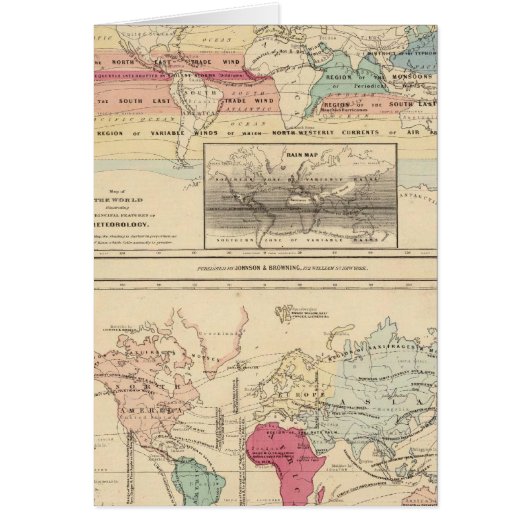 Map of The World 2 Cards (Front)