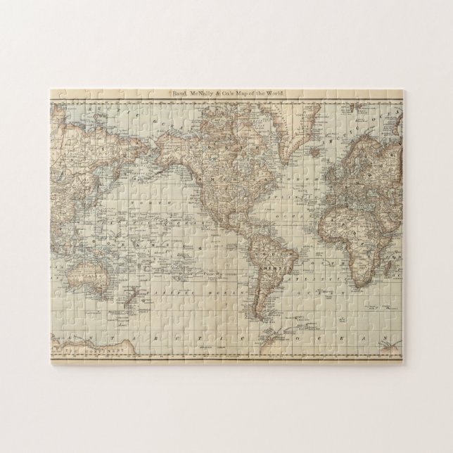 Map of the World 2 Jigsaw Puzzle (Horizontal)