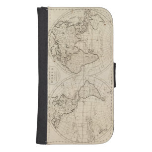 Map of the World 2 Phone Wallet