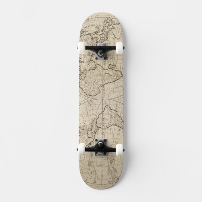Map of the World 2 Skateboard Deck (Front)