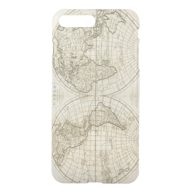 Map of the World 2 Uncommon iPhone Case (Back)