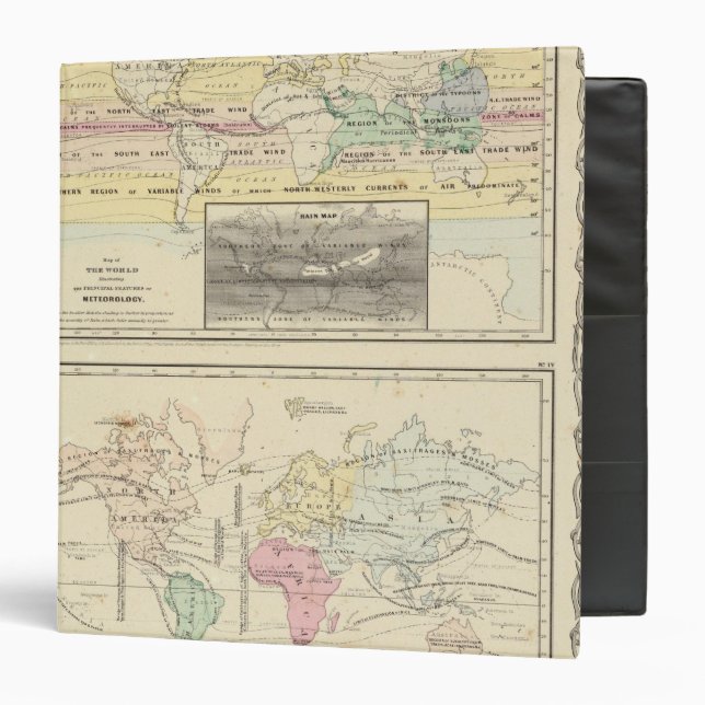 Map of The World 3 Ring Binder (Front/Inside)