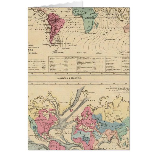 Map of The World Cards (Front)