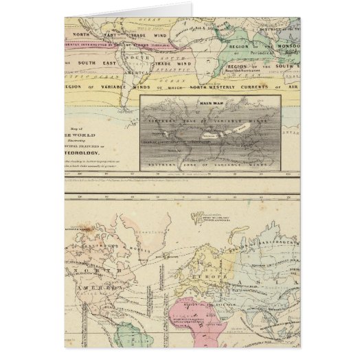 Map of The World Cards (Front)