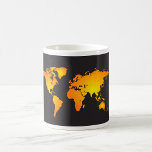 Map Of The World Coffee Mug