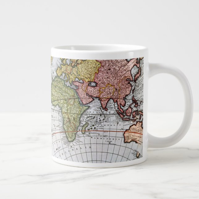 Map of the World Giant Coffee Mug (Right)