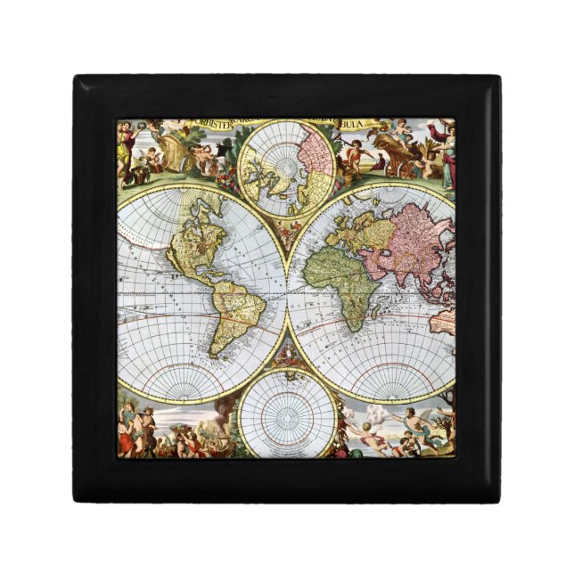 Map of the World Gift Box (Front)