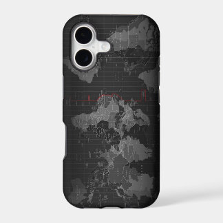 Map of the world iPhone 17 case