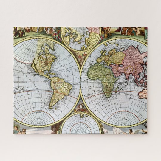 map of the world jigsaw puzzle zazzlecom