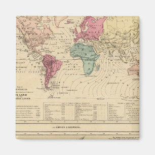 Map of The World Magnet