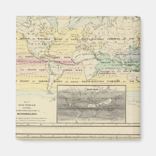 Map of The World Magnet