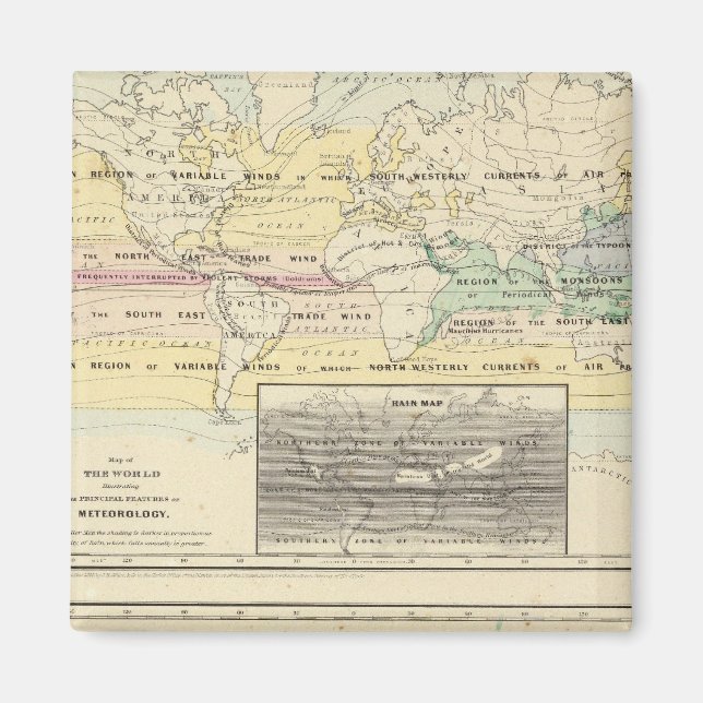 Map of The World Magnet (Front)