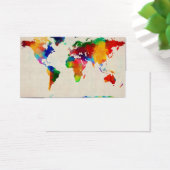 Map of the World Map from Old Sheet Music (Desk)