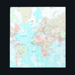 Map of the world notepad<br><div class="desc">Map of the world</div>