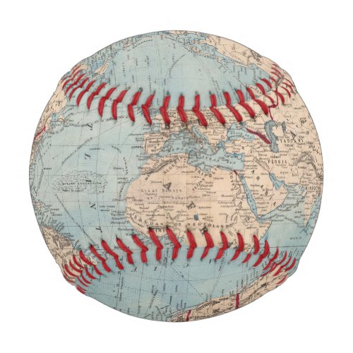 Map of the world on Mercators projection Baseball