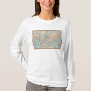 Map of the world on Mercator's projection T-Shirt