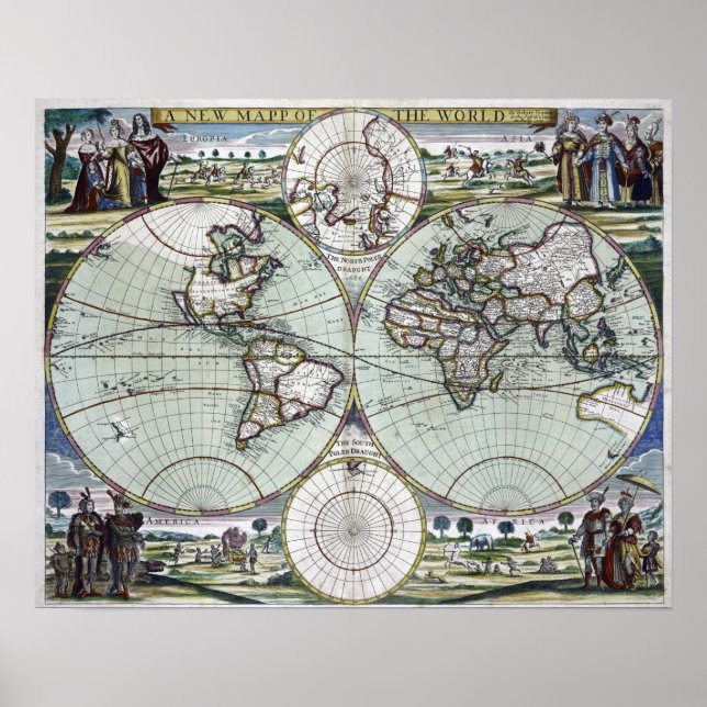 Map of the world poster (Front)