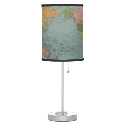 Map of the World Table Lamp (Left)