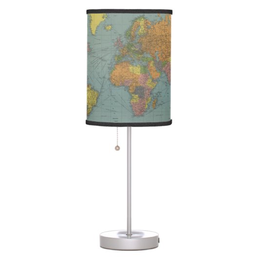 Map of the World Table Lamp (Right)