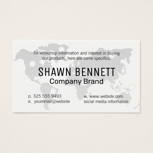 Map of The World | Texture Background (Front)