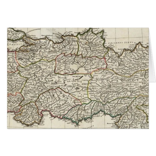 Map of Turkey Card