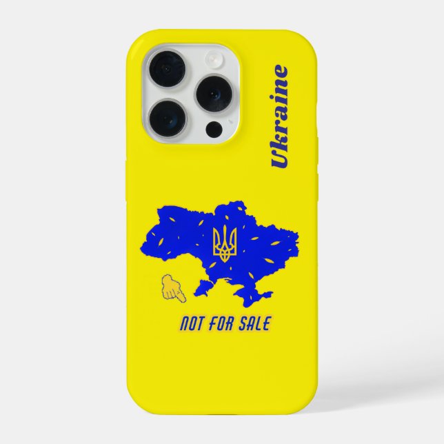 Map of Ukraine Iphone Case (Back)