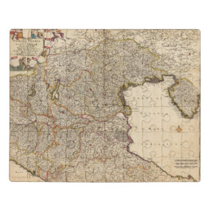 Map of Venice Region, Italy Jigsaw Puzzle
