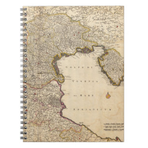 Map of Venice Region, Italy Notebook