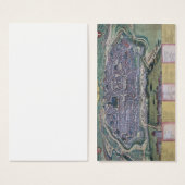 Map of Vienna, from 'Civitates Orbis Terrarum' by (Front & Back)
