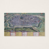 Map of Vienna, from 'Civitates Orbis Terrarum' by (Back)