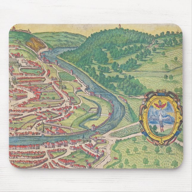 Map of Vienna Mouse Pad (Front)