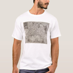 Map of Virginia, discovered and described by Capta T-Shirt