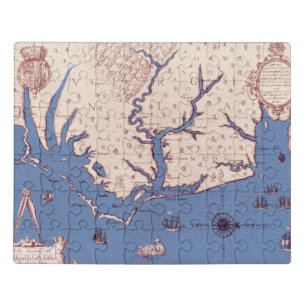 Map of Virginia Jigsaw Puzzle