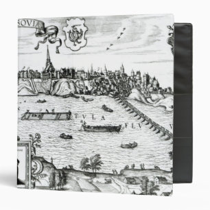Map of Warsaw, from 'Civitates Orbis Terrarum' by 3 Ring Binder