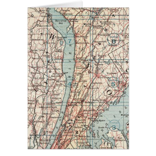 Map of Westchester County New York