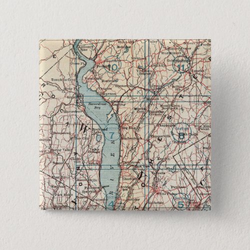 Map of Westchester County New York Button