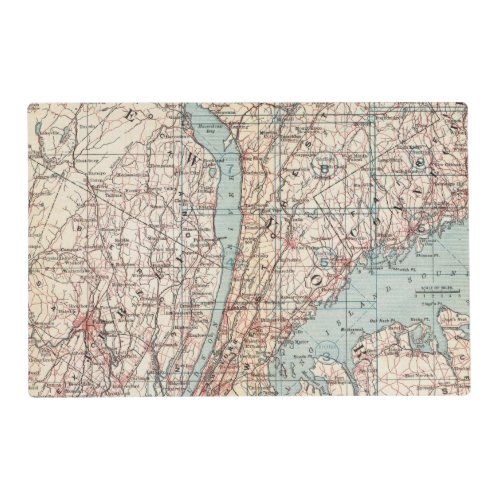 Map of Westchester County New York Placemat