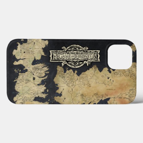 Map of Westeros iPhone 13 Case