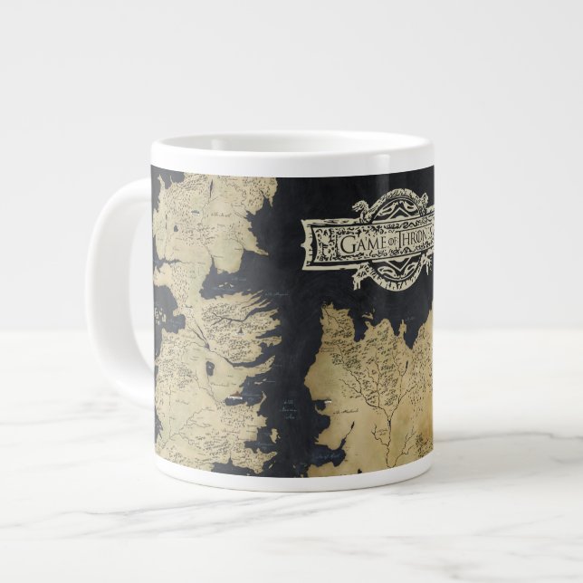 Map of Westeros Giant Coffee Mug (Front Left)