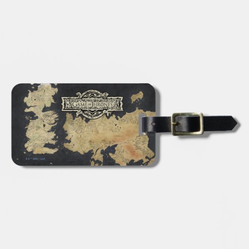 Map of Westeros Luggage Tag
