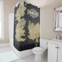 Westeros Map The North Shower Curtain - Inspired by Game Of Thrones, Game of Thrones Map Shower outlet Curtain, Map Bathroom Accessories